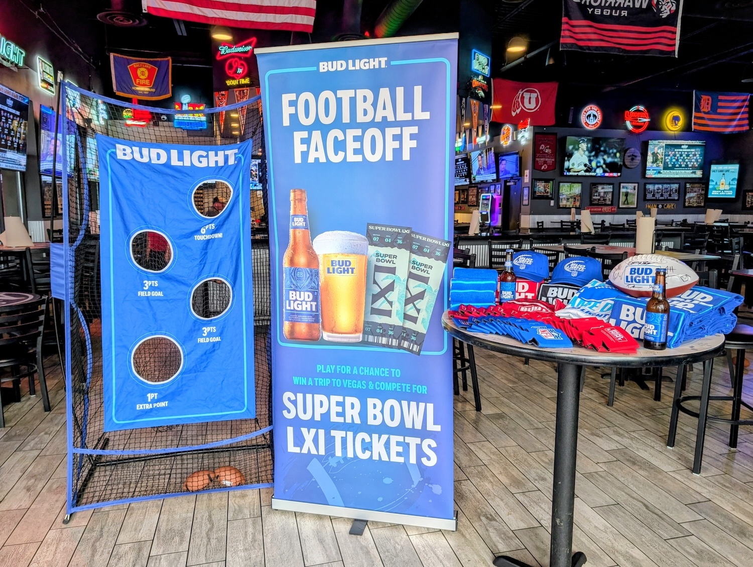 Compete for a chance to go to the Super Bowl at Bout Time Pub & Grub locations across Utah
